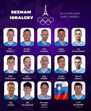 Seznam igralcev OI 2024, odbojka